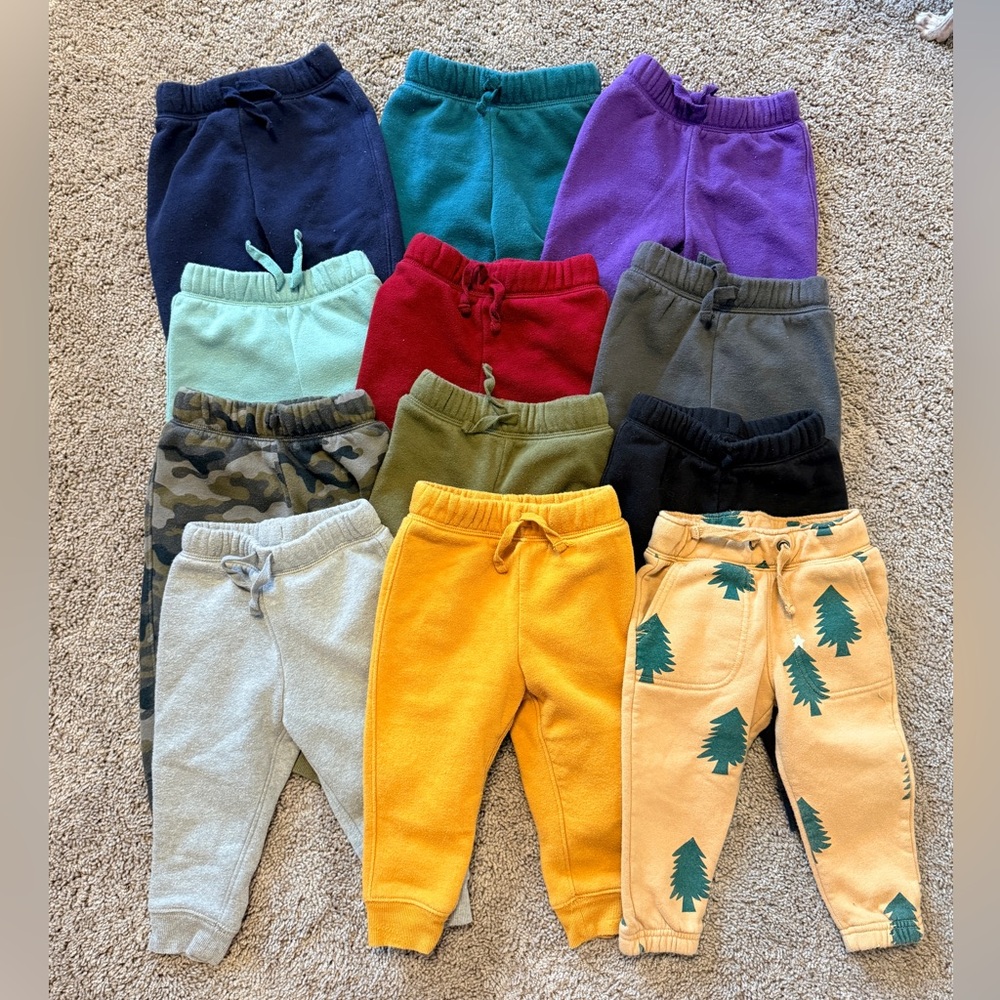 Jumping Beans Softest Fleece Joggers 18M